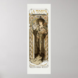La Tosca Alphonse Mucha Small Poster