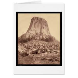 La tour du diable du côté Ouest WY 1890