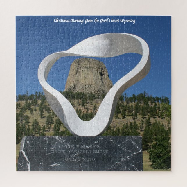 La Tour du Diable Wyoming. Jigsaw Puzzle (Vertical)