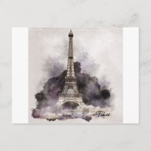 La Tour Eiffel de Paris. Postkarte