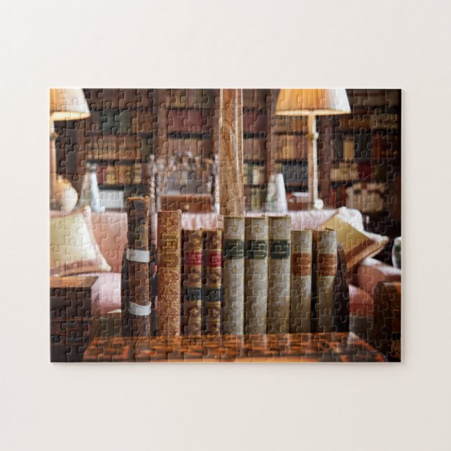 La tranquilité de la bibliothèque - puzzle (Horizontal)
