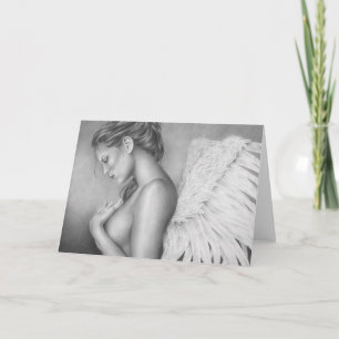 La tristesse d'un ange Carte de voeux