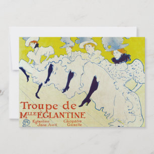 La Troupe de Mlle Eglantine von Toulouse Lautrec