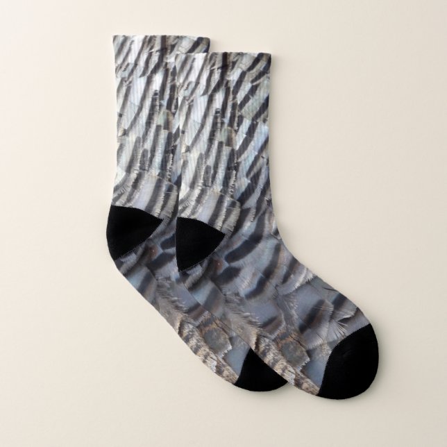 La Turquie sauvage plumes II Design Abstrait de la (Paire)