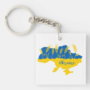 La typographie ukrainienne et l'oreille au blé sur