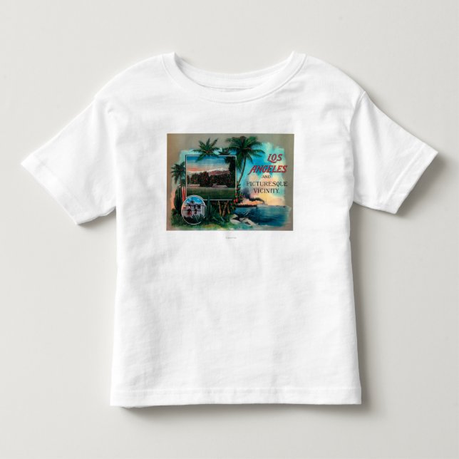 LA u. malerische Nähe Kleinkind T-shirt (Vorderseite)