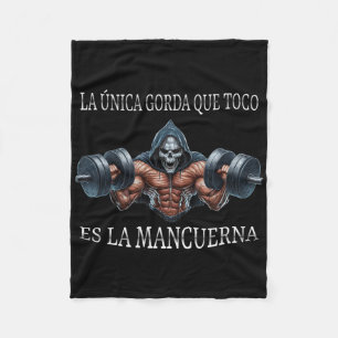 La Unica Gorda Que Agarro Es La Mancuerna Calacas Fleecedecke