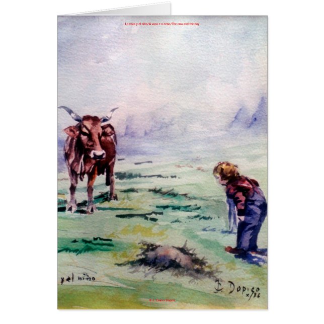 La vaca y el niño (Vorne)