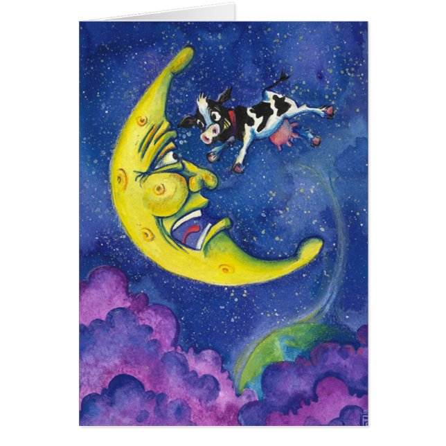 la vache a sauté dans la lune (Devant)