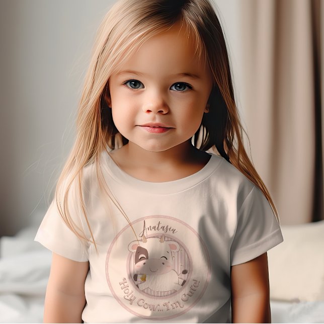 La vache sainte...Je suis mignonne T-shirt bébé (Créateur téléchargé)