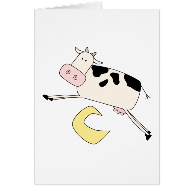 La vache saute par-dessus des T-shirts et des (Devant)