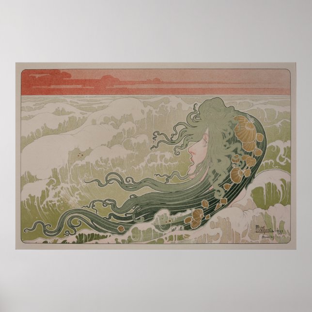 La Vague von Livemont (Die Welle) Poster (Vorne)