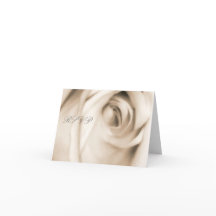 la vanille s'est levée carte de RSVP