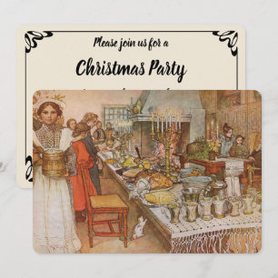 La veille de Noël par Carl Larsson, Invitation à u
