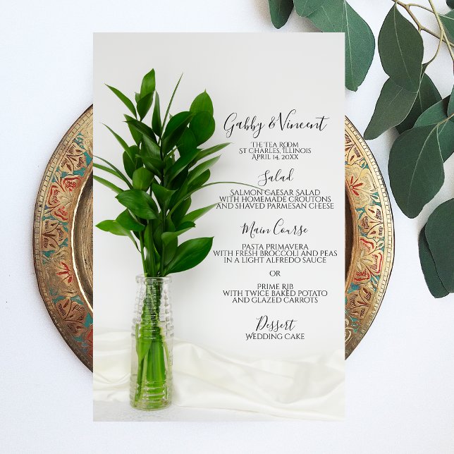 La verdure au menu Mariage blanc (Créateur téléchargé)