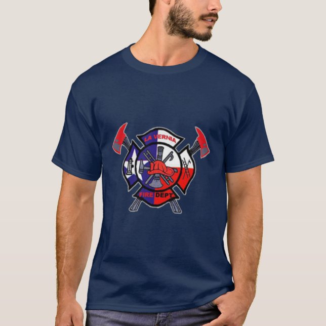 La Vernia Texas Feuerwehr. T-Shirt (Vorderseite)