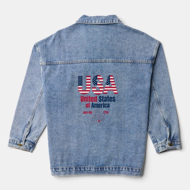 La veste Denim USA 1776 (Verso)