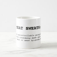 La viande sue : La tasse