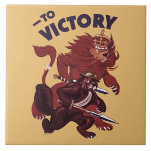 La Victoire Nous Kanada ~ To Victory Kanada 1941 ~ Fliese