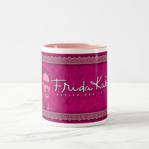 La Vida Frida Kahlos Pasion Por Zweifarbige Tasse