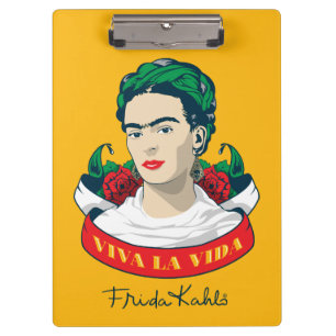 La Vida Frida Kahlos   Viva Klemmbrett