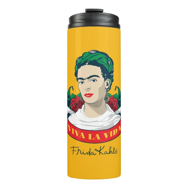 La Vida Frida Kahlos | Viva Thermosbecher (Vorderseite)