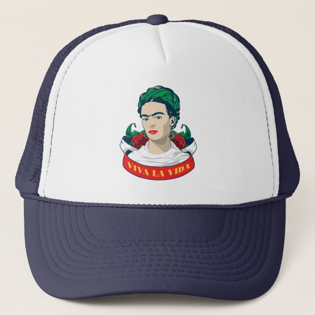 La Vida Frida Kahlos | Viva Truckerkappe (Vorderseite)