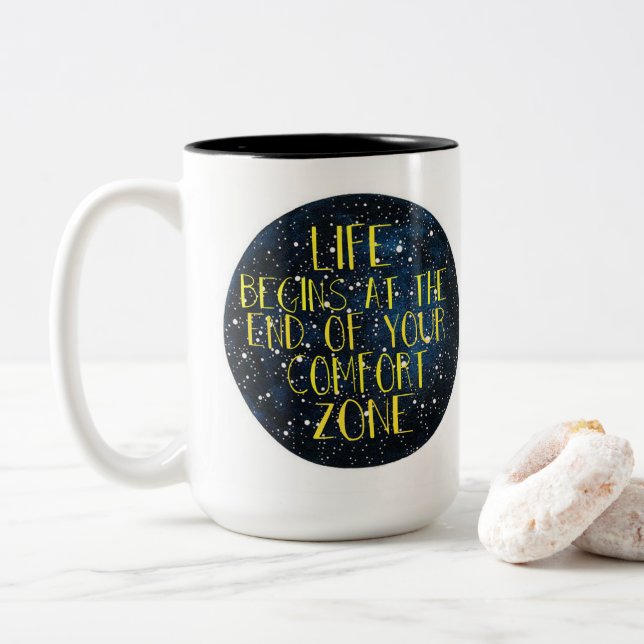 La vie commence à l'extrémité de votre tasse de (Avec donut)