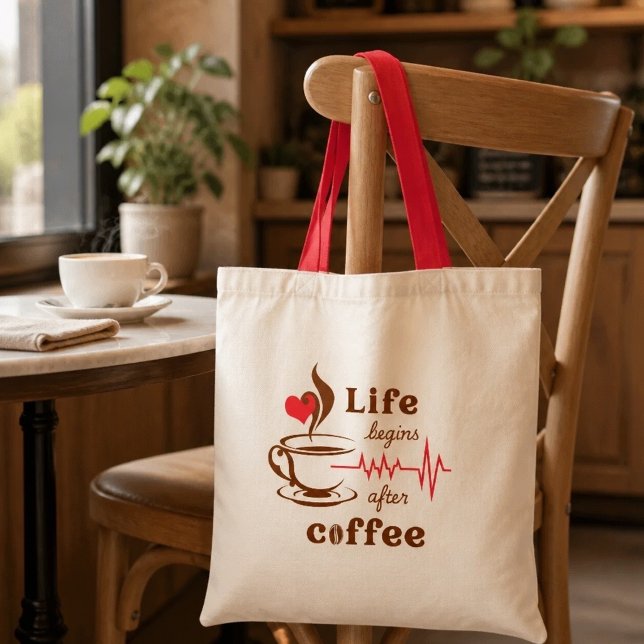 La vie commence après le sac de café (Créateur téléchargé)