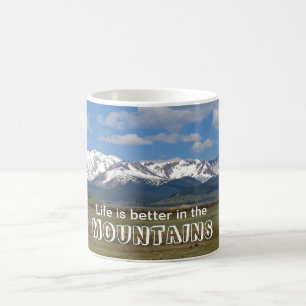 La vie dans les montagnes Café Mug