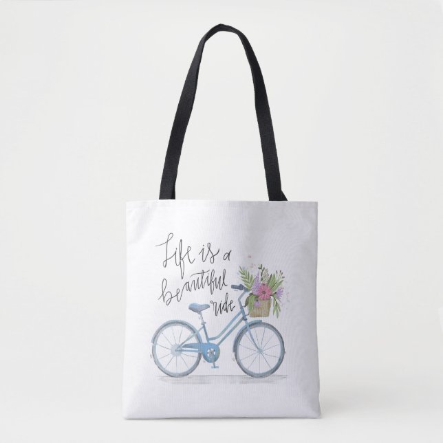 La vie de inspiration est un beau sac fourre-tout (Devant)