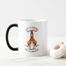 La Vie De La Mug De Café Est Un Design De Giraffe 