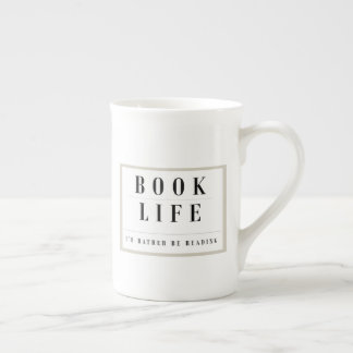 LA VIE DE LIVRE : Je lirais plutôt la tasse