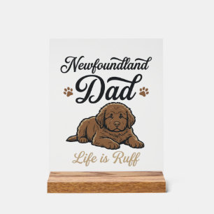 La vie de papa Terre-Neuve est difficile T-shirt v