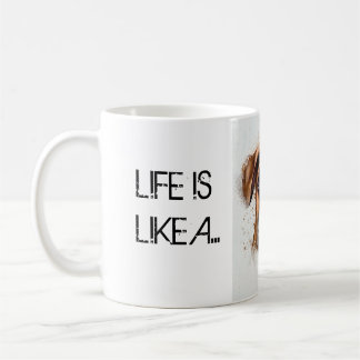 La vie de tasse de boxeur est comme des chocolats