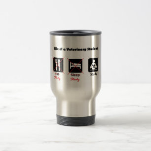 La vie d'une tasse vétérinaire de voyage