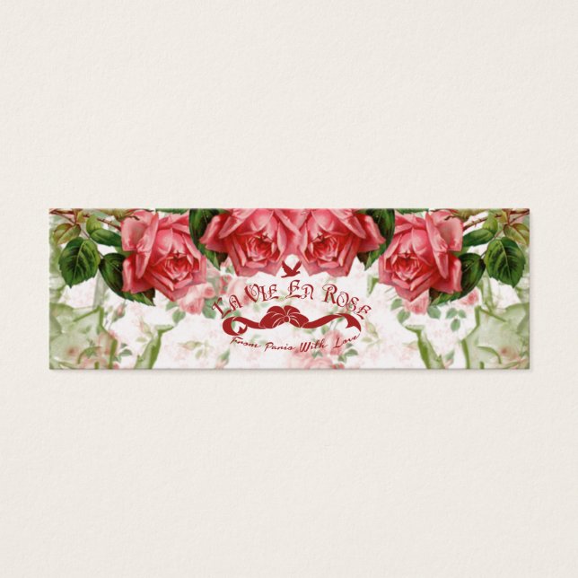 La Vie En Rose - Merchandise Price Tag (Vorderseite)