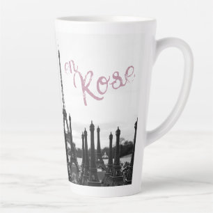 La Vie en Rose Paris Eiffelturm-Lattetasse Milchtasse