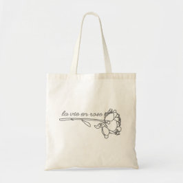 la vie en Rose Tragetasche