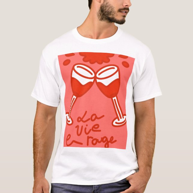 la vie en rouge T-Shirt (Vorderseite)