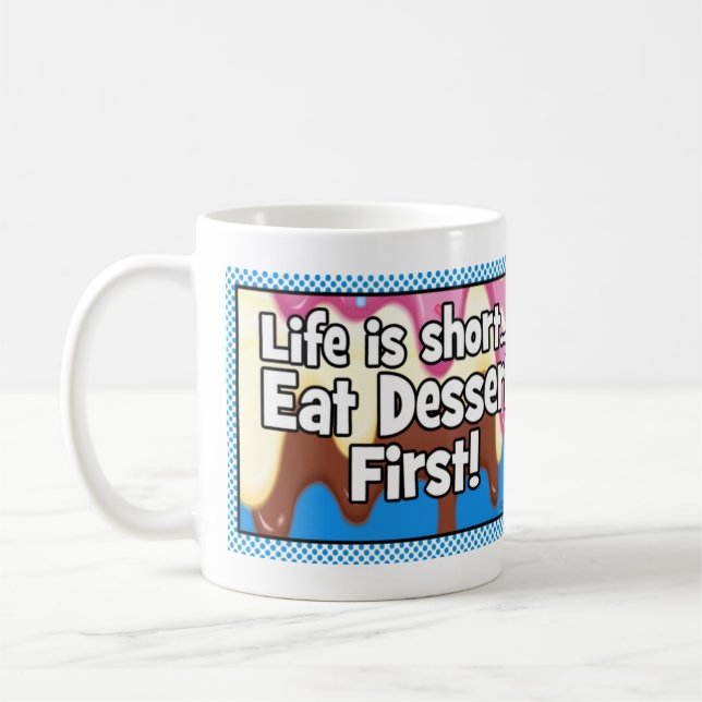 La vie est courte Mug (Gauche)