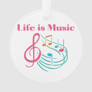 La vie est la musique sur un