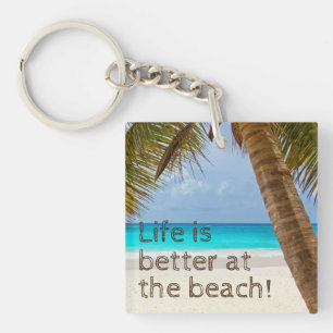 La vie est meilleure à la plage Palmier