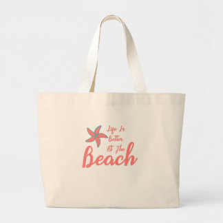 La Vie Est Meilleure Au Sac fourre-tout De Plage