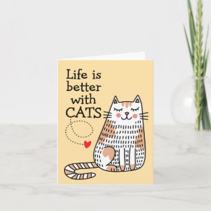 La vie est meilleure avec des chats Doodle