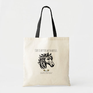 La vie est meilleure avec le sac à cheval