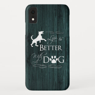 La vie est meilleure avec un coque iphone de chien