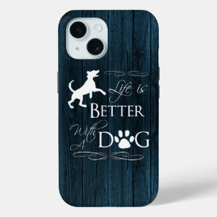 La vie est meilleure avec un coque iphone de chien
