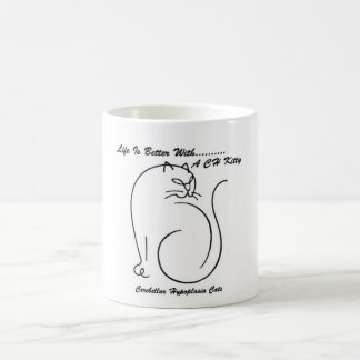 La vie est meilleure avec une tasse de café de ch