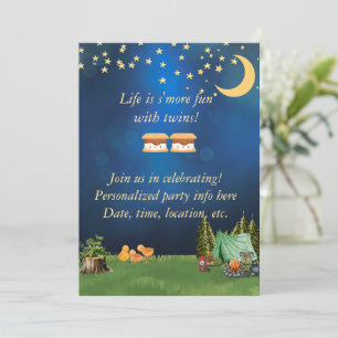 La Vie Est S'Amusant Avec Invitation Twins